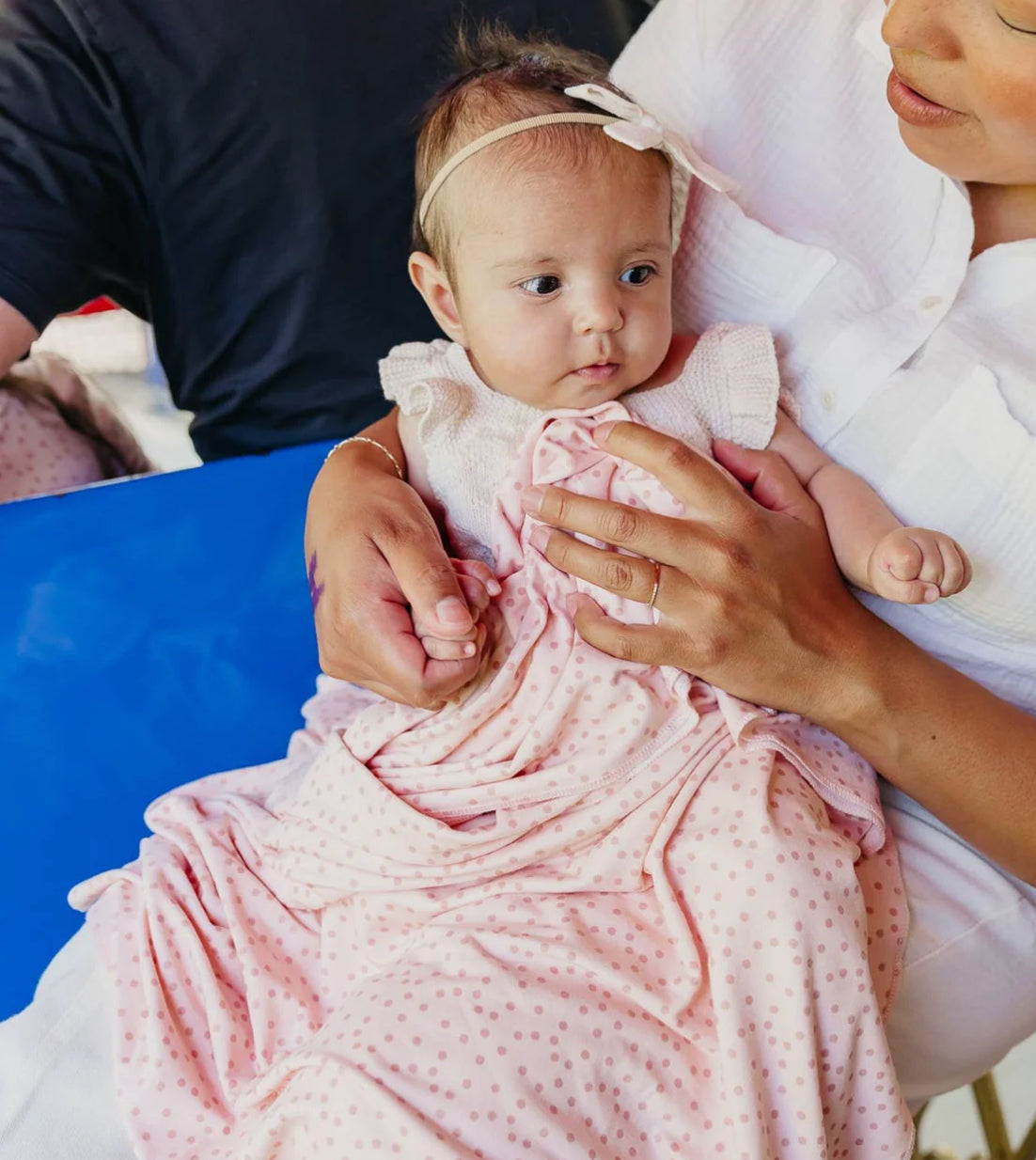 Dottie Knit Swaddle Blanket