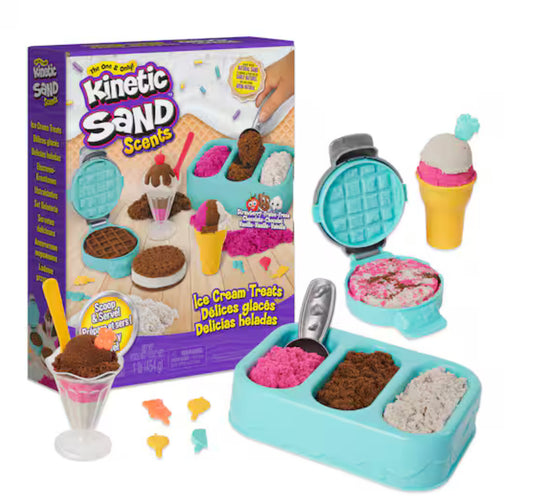 Kinetic Sand- Ice Cream Treats Playset