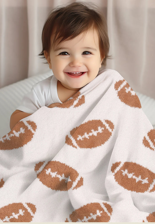 Football Luxury Throw Blanket