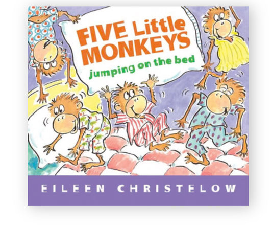 Five Little Monkeys Jumping On The Bed Padded Board Book