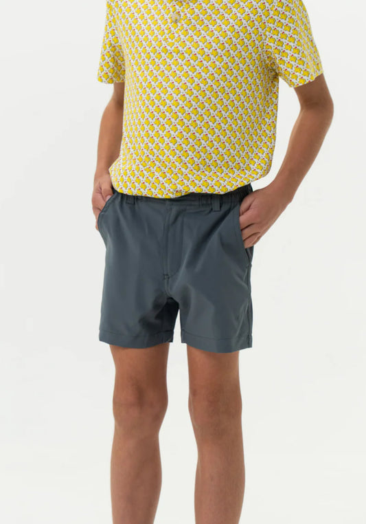 Everyday Short- River Rock Grey