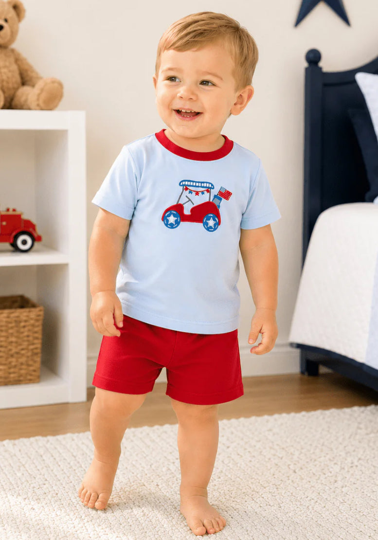 Patriotic Putts Combo Short Pajamas