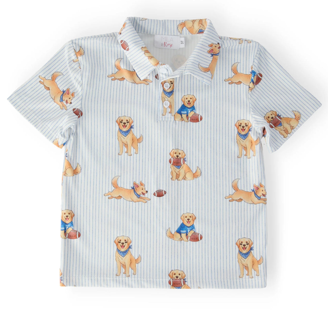 Boys Quarter Bark Polo