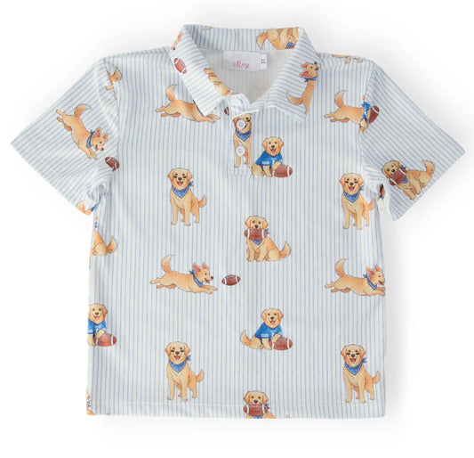 Boys Quarter Bark Polo