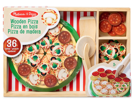 Wooden Pizza Party Play Set