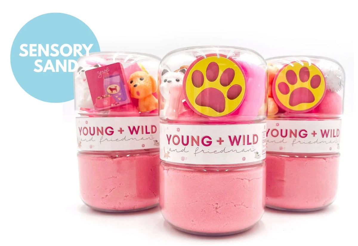 Grab & Go Dough Jar- Pink Pet Shop