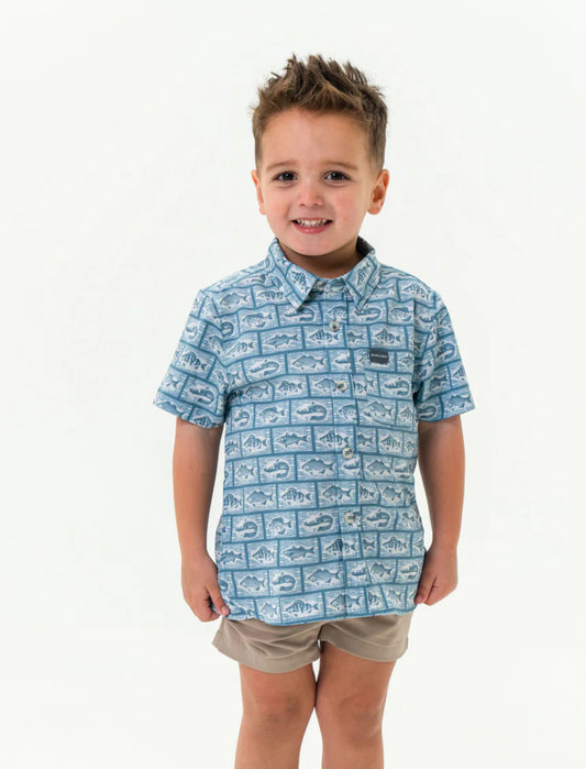 Youth Performance Button Up- Angler’s Choice