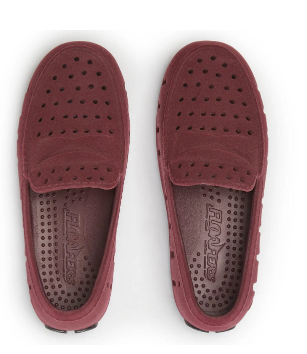 Cranberry Vegan Suede Floafers
