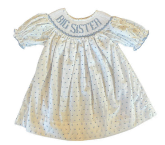 Big Sister Smocked Dress