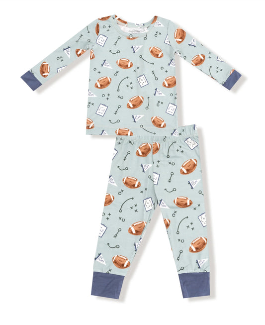 Touchdown Time Loungewear Set- Grey Mist