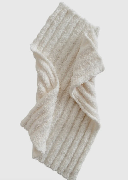 Bliss Wave Mini Blanket, Baby Cream