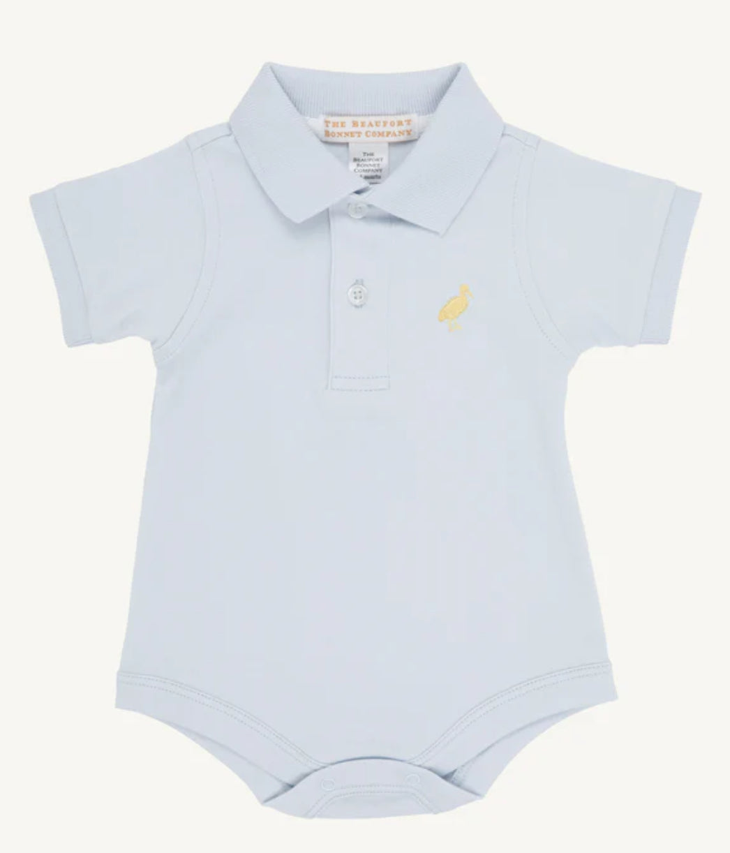 Buckhead Blue Prim & Proper Polo Onsie