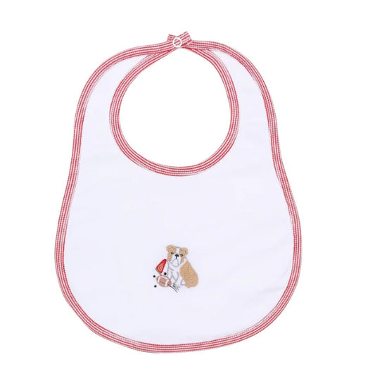 Go Dawgs! Embroidered Bib