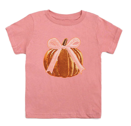 Pumpkin Sequin Patch T-Shirt