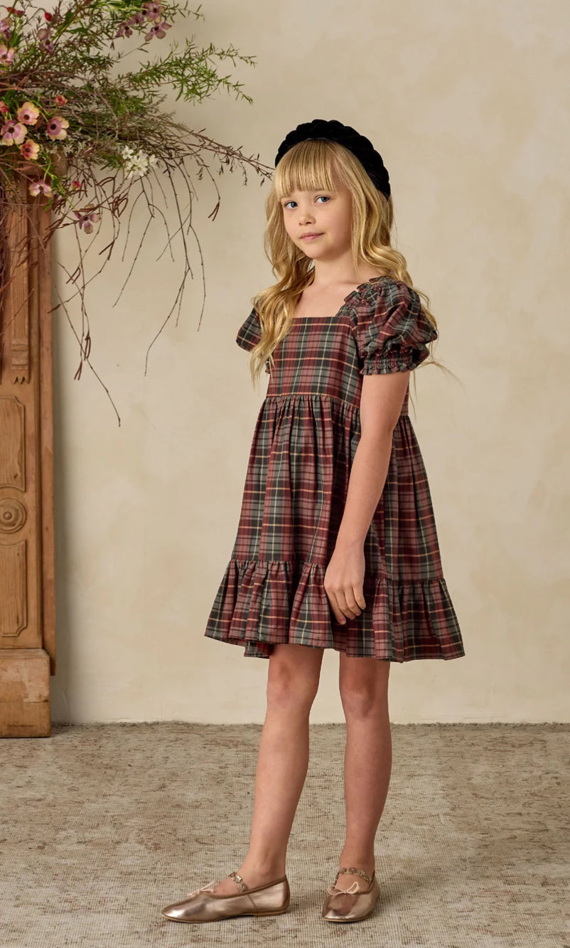 Louella Dress- Winter Tartan