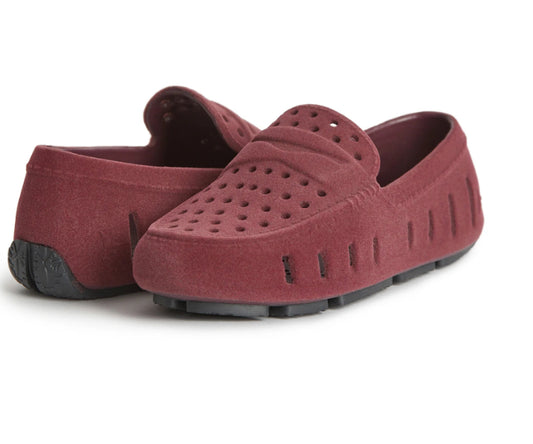 Cranberry Vegan Suede Floafers