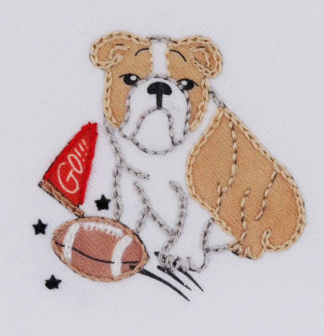Go Dawgs! Embroidered Bubble