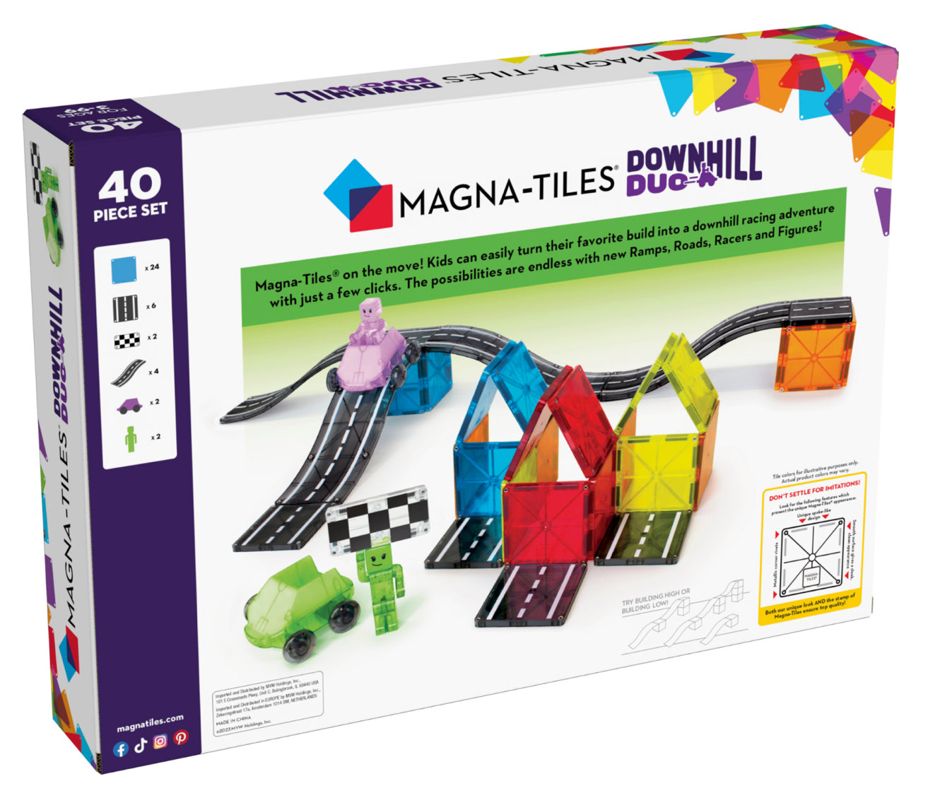 Magna-Tiles Downhill Duo 40-Piece Set