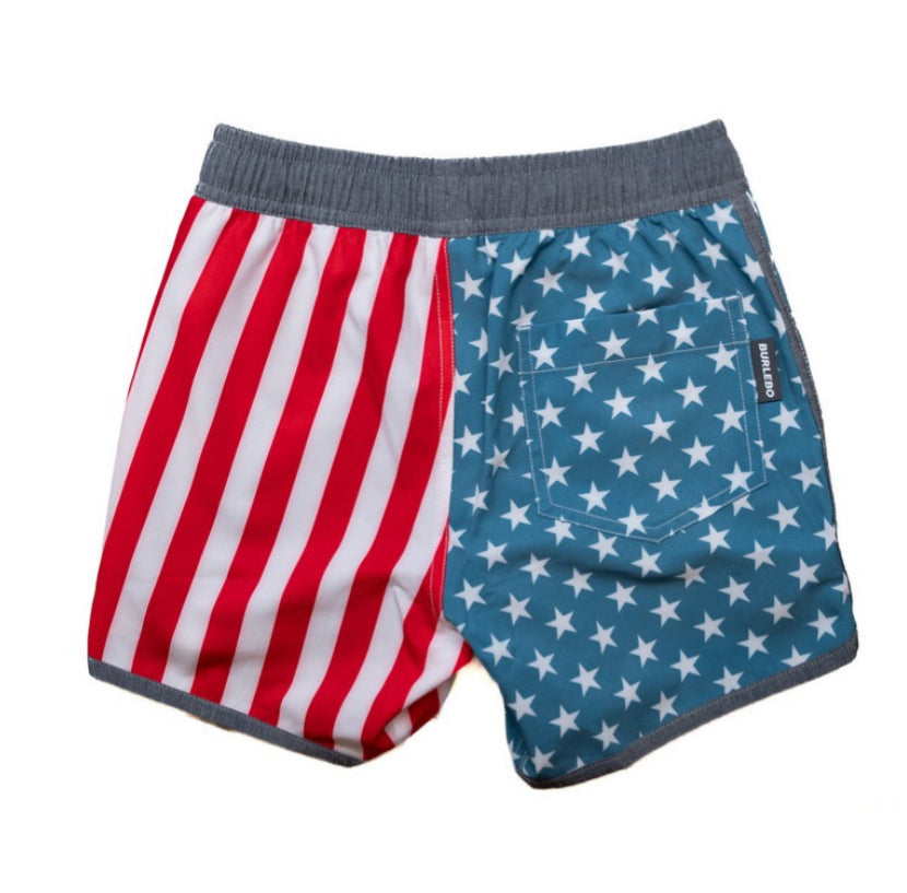 Youth Swim Trunk- Throwback USA