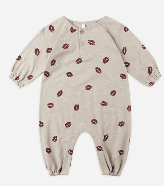 Henley Jumpsuit-Football