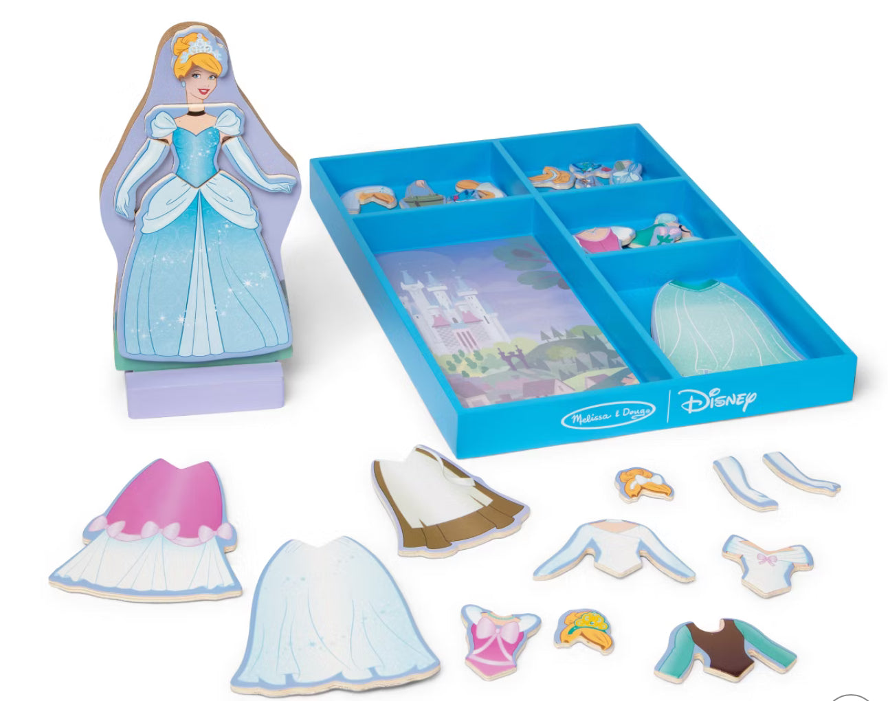 Cinderella Wooden Magnetic Dress-up
