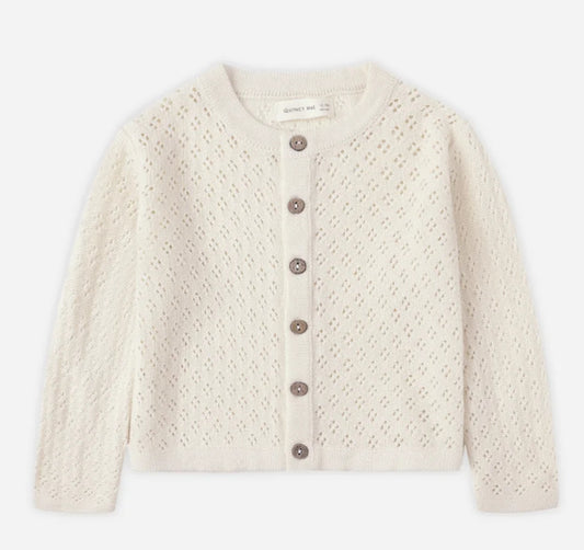 Knit Cardigan- Natural