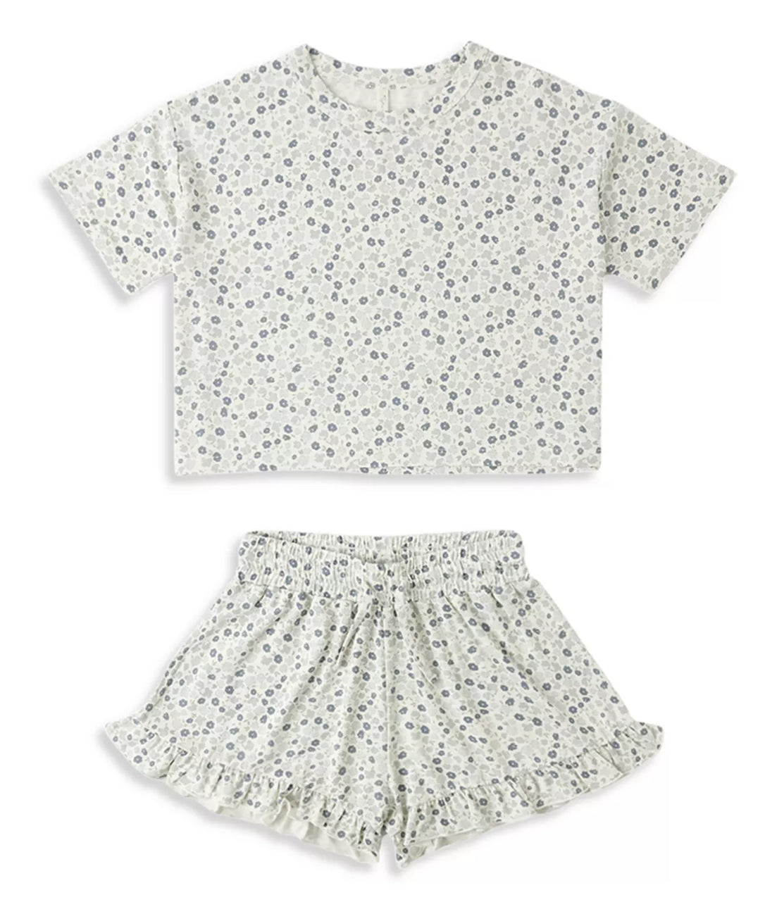 Mosie Set Blue Ditsy