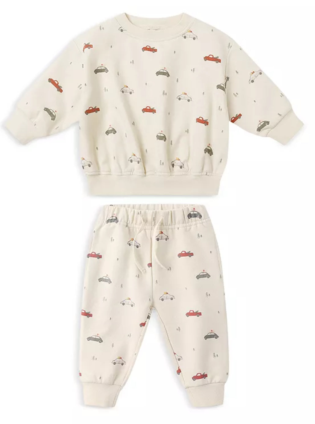 Relaxed Fleece Sweatshirt- Cars