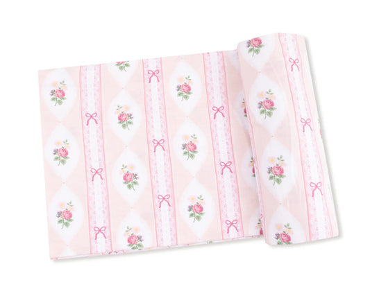 Ogee Lace Floral Swaddle