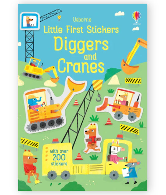 Little First Stickers Diggers & Cranes