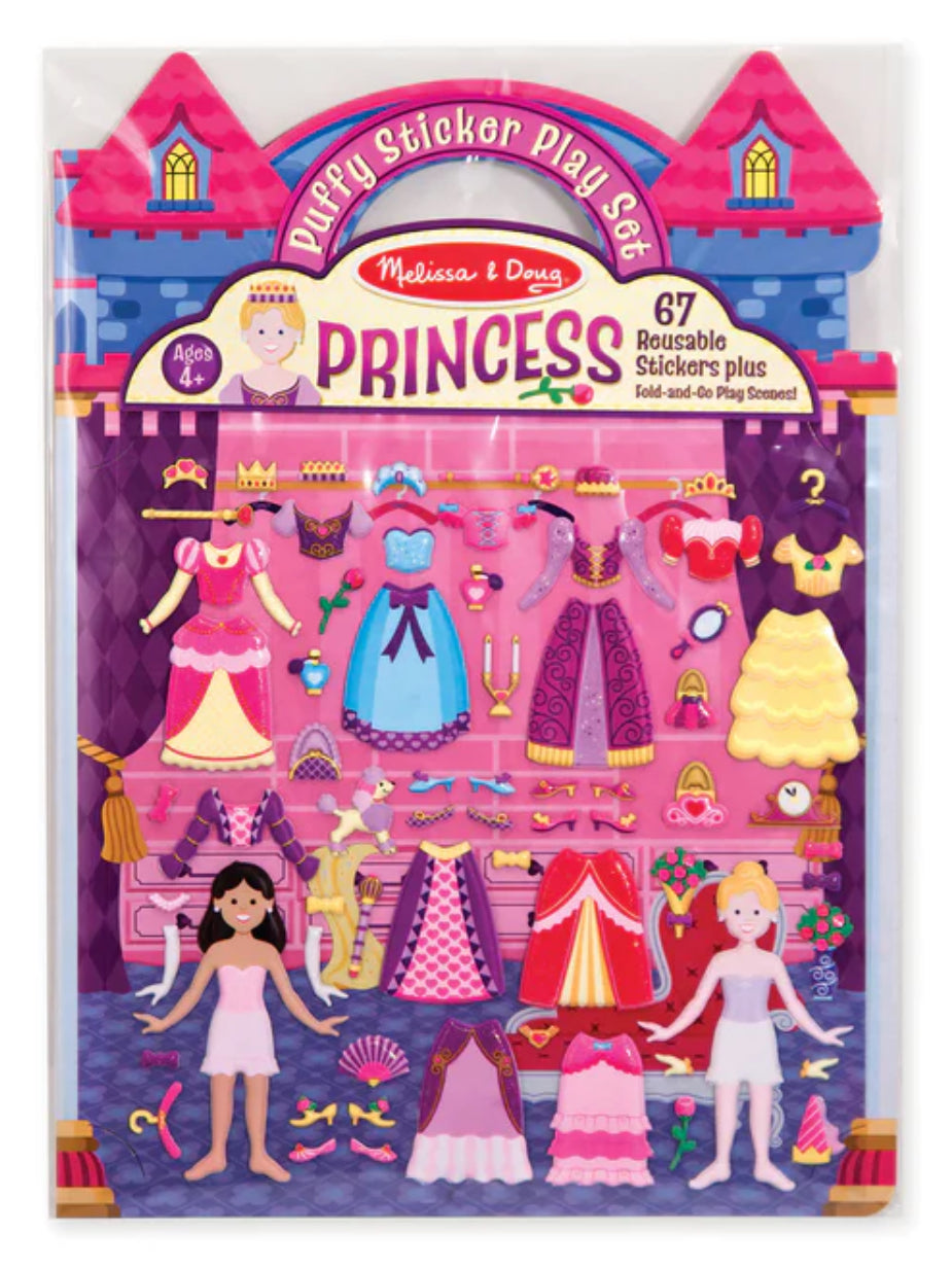 Puffy Stickers- Princess