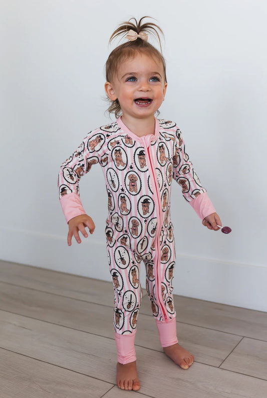 Howl-o-Ween Pups Zipper Romper