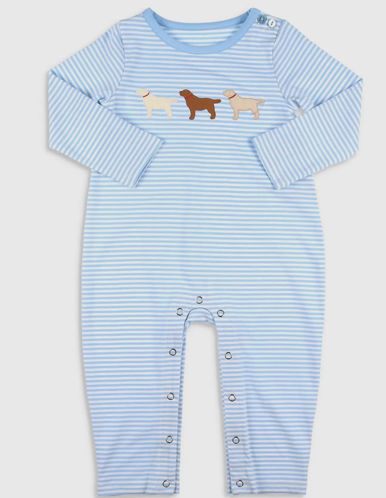 Stripe Puppy Romper
