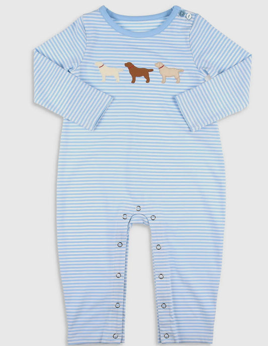 Stripe Puppy Romper