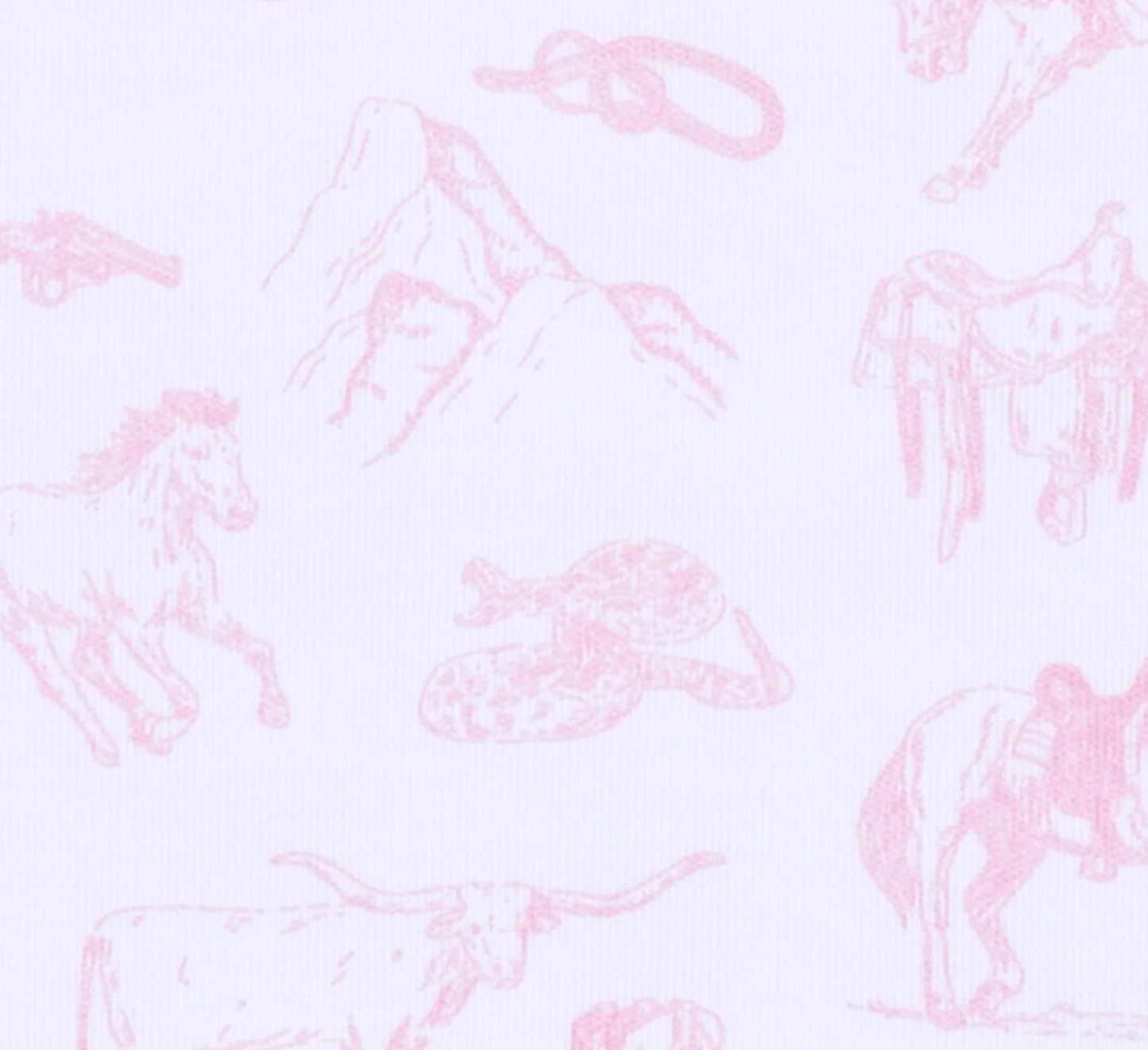 Wild West Toile Bubble- Pink
