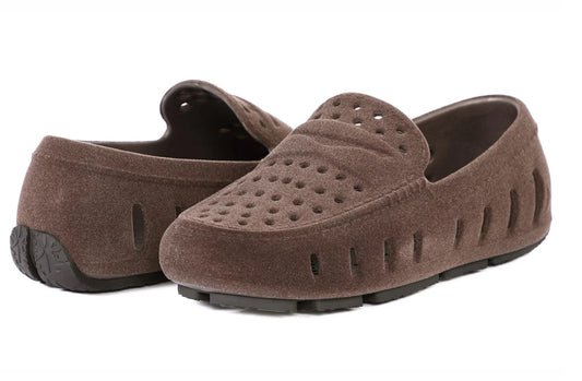 Brown Vegan Suede Floafers