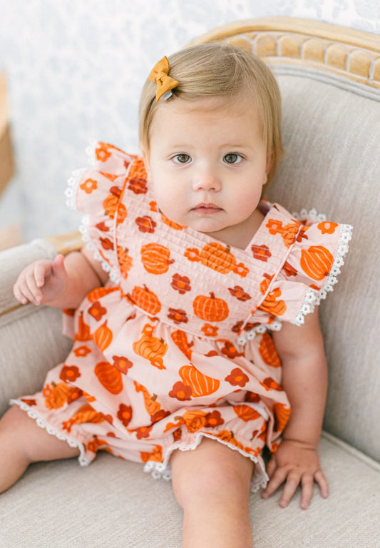 Autumn Pumpkin Diaper Cover Set