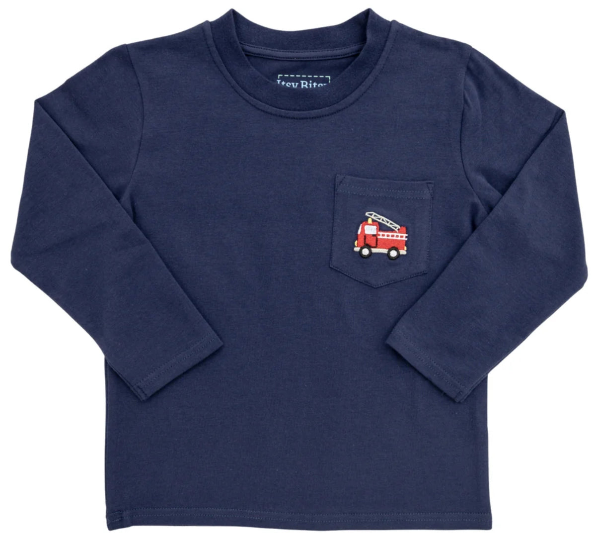 Fire Truck Pocket Tee