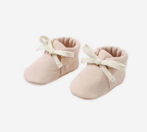 Baby Booties- Dusty Rose