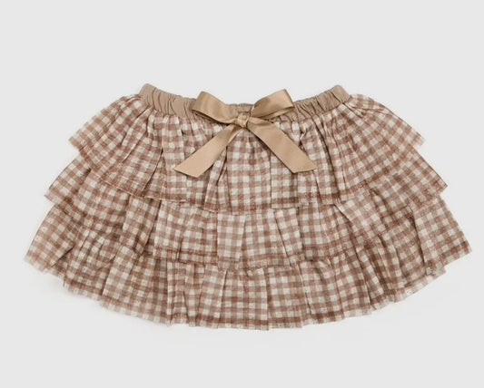 Gingham Tulle Tiered Tutu