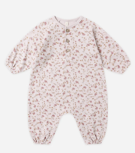 Henley Bubble Jumpsuit- Garden