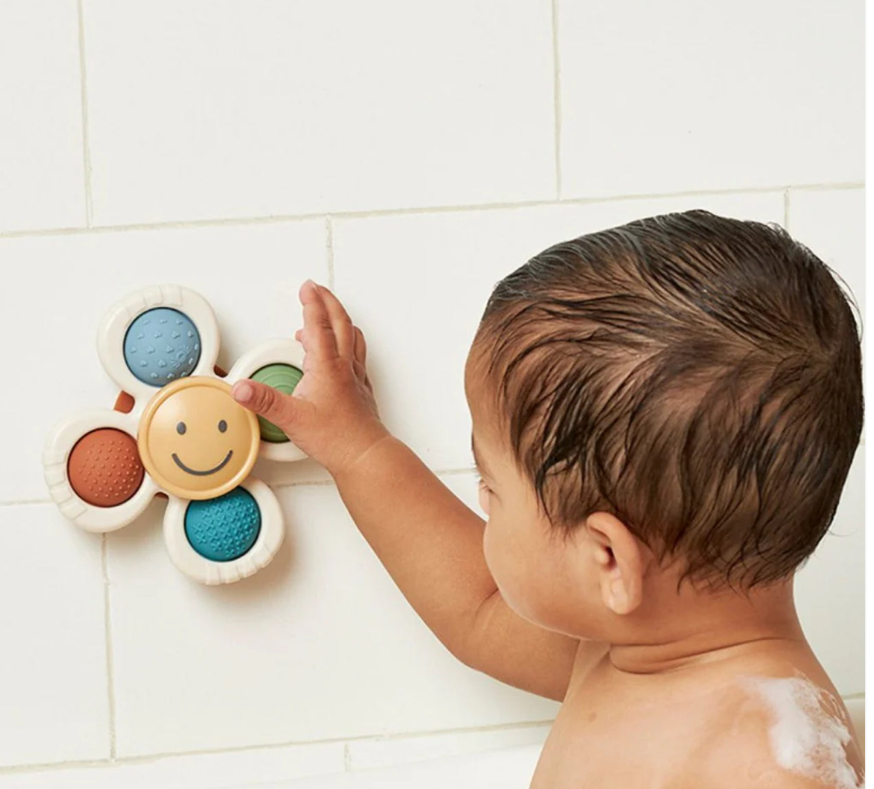 Pop & Whirl Fidget Spinner Travel and Bath Toy
