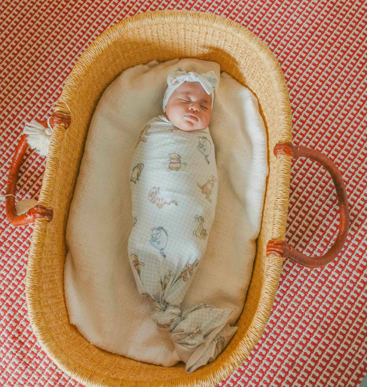 Winnie the Pooh & Friends Knit Swaddle Blanket