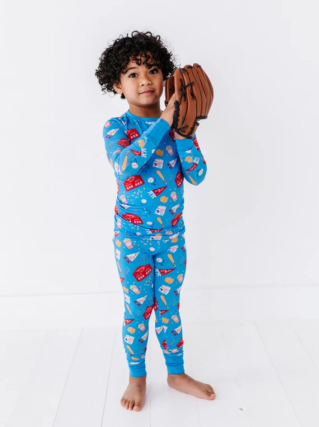 Scoreboard Baseball Kids Pajamas