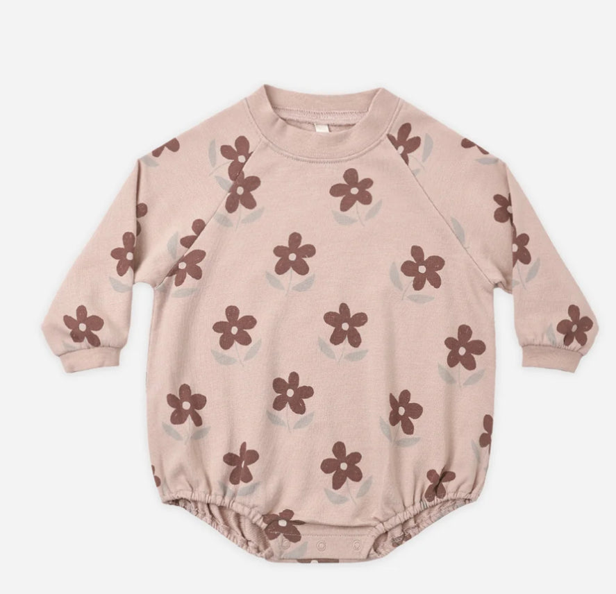 Crew Neck Romper Daisy