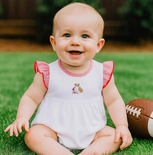 Go Dawg! Embroidered Flutters Bubble