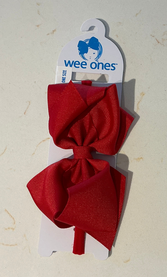 Mini King Bow on Baby Band