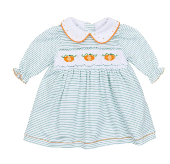 Lil Pumpkin Smocked Dress