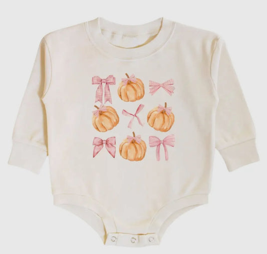 Coquette Pumpkin Romper