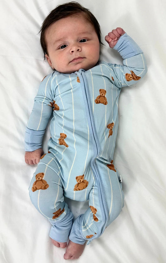 Cozy Cub- Zipper Footie Pajamas